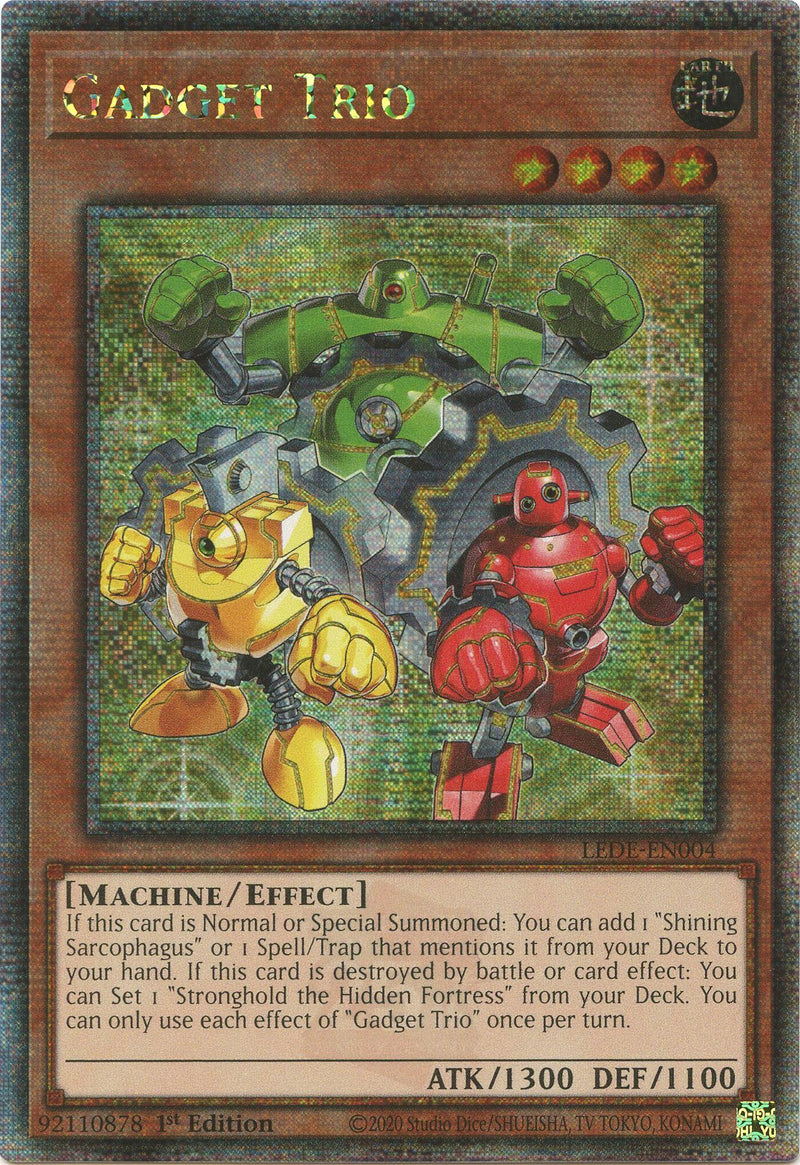 Gadget Trio [LEDE-EN004] Quarter Century Secret Rare