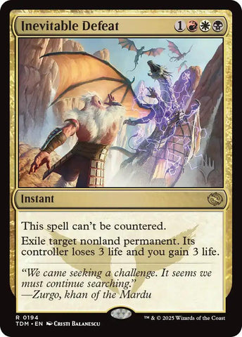 Inevitable Defeat [Tarkir: Dragonstorm Promos]