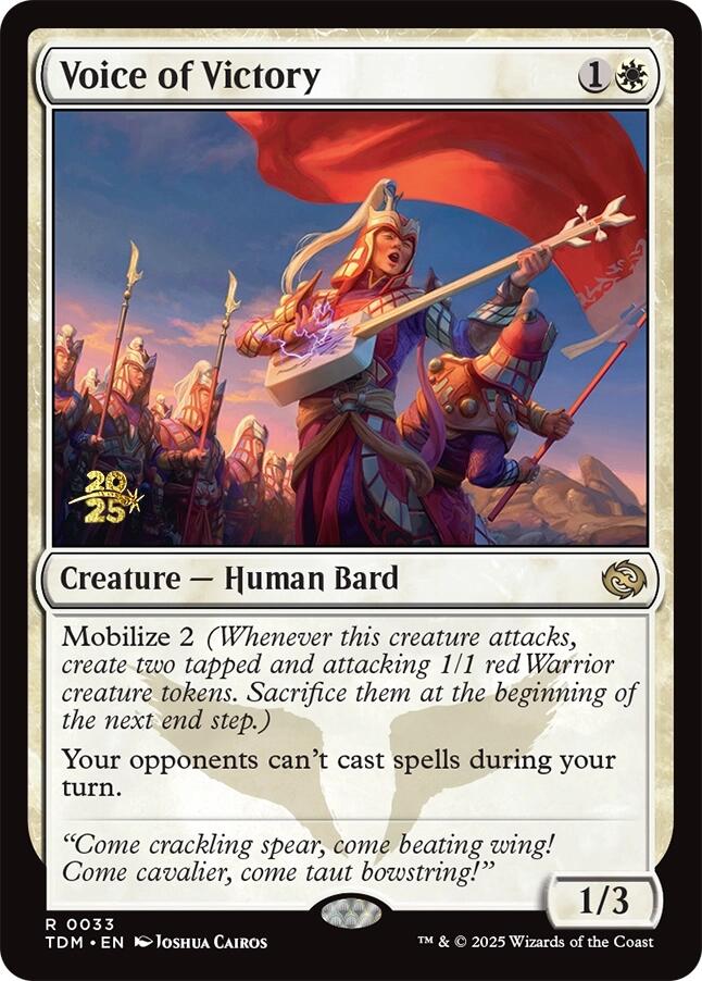 Voice of Victory [Tarkir: Dragonstorm Prerelease Promos]