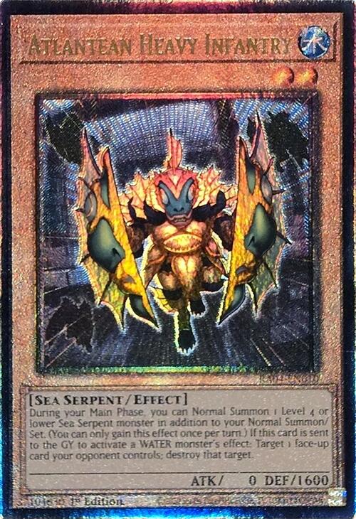 Atlantean Heavy Infantry [RA04-EN010] Prismatic Ultimate Rare