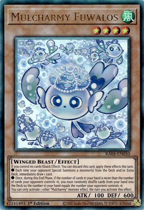 Mulcharmy Fuwalos [RA04-EN050] Prismatic Ultimate Rare
