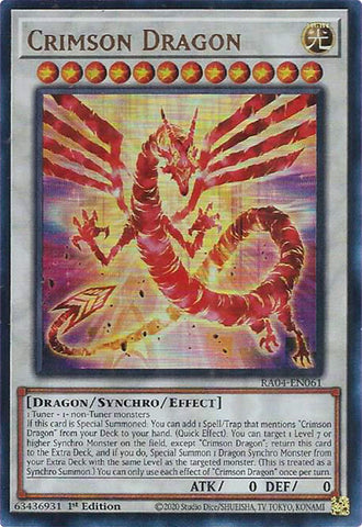 Crimson Dragon (card) [RA04-EN061] Ultra Rare
