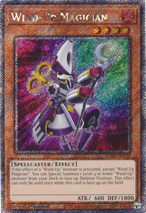 Wind-Up Magician [RA04-EN153] Platinum Secret Rare