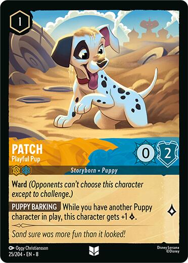 Patch - Playful Pup (25/204) [Reign of Jafar]
