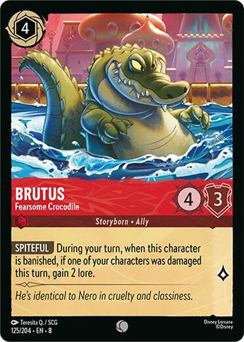 Brutus - Fearsome Crocodile (125/204) [Reign of Jafar]