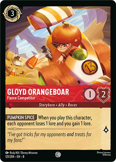Gloyd Orangeboar - Fierce Competitor (121/204) [Reign of Jafar]