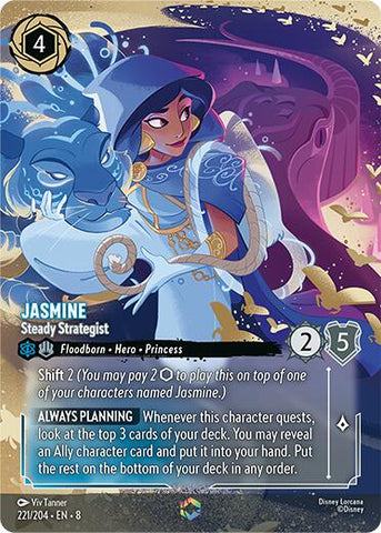 Jasmine - Steady Strategist (Enchanted) (221/204) [Reign of Jafar]