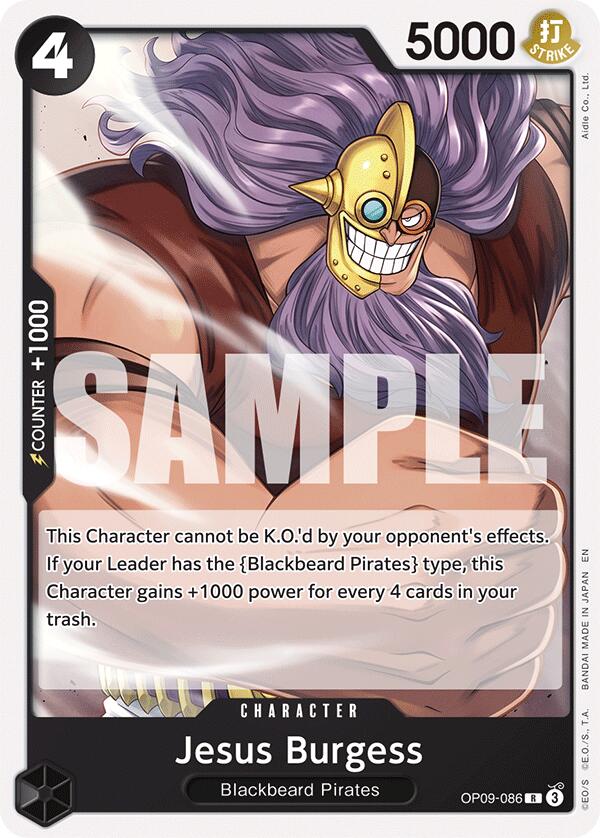 Jesus Burgess (Reprint) [Starter Deck: Black Marshall.D.Teach]