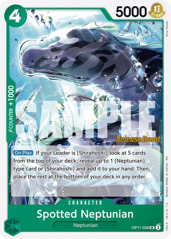 Spotted Neptunian [A Fist of Divine Speed Release Event Cards]