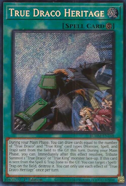 True Draco Heritage [BLMM-EN168] Secret Rare