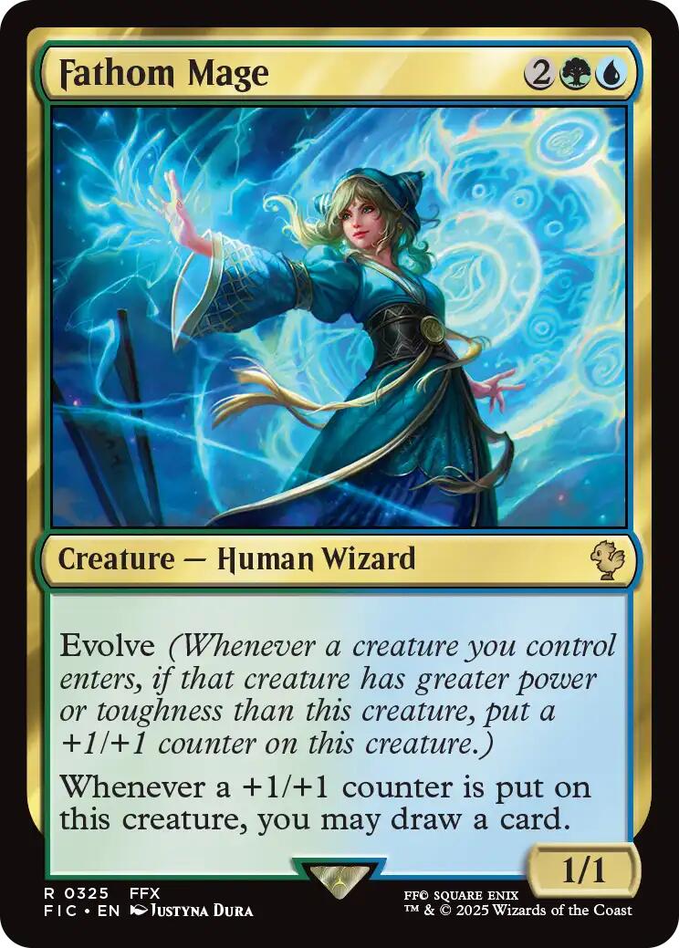Fathom Mage (Surge Foil) [FINAL FANTASY Commander]