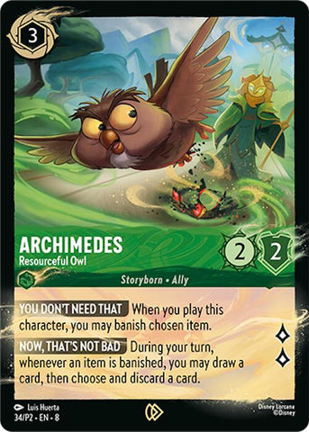 Archimedes - Resourceful Owl (34/P2) [Promo Cards]