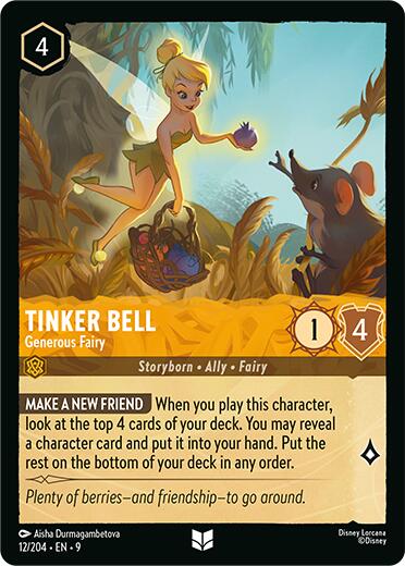 Tinker Bell - Generous Fairy (12/204) [Fabled]