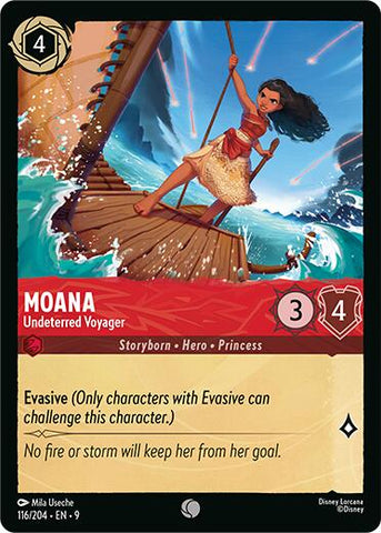 Moana - Undeterred Voyager (116/204) [Fabled]