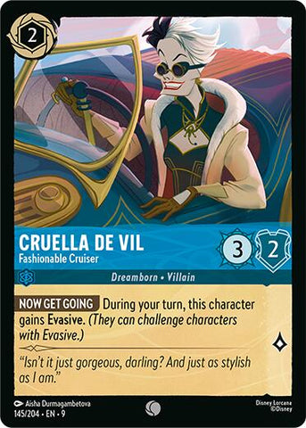 Cruella De Vil - Fashionable Cruiser (145/204) [Fabled]