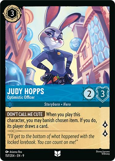 Judy Hopps - Optimistic Officer (157/204) [Fabled]