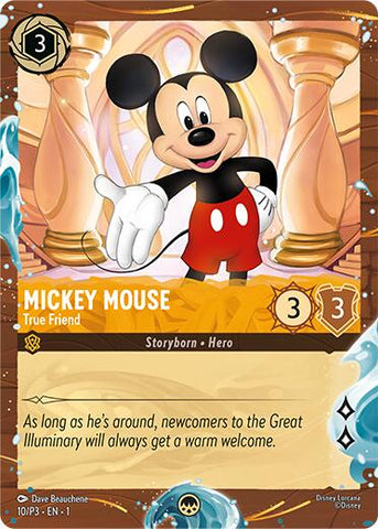 Mickey Mouse - True Friend (Disney Cruise Promo) (10/P3) [Promo Cards]