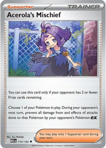 Acerola's Mischief (113/132) [Mega Evolution: Base Set]
