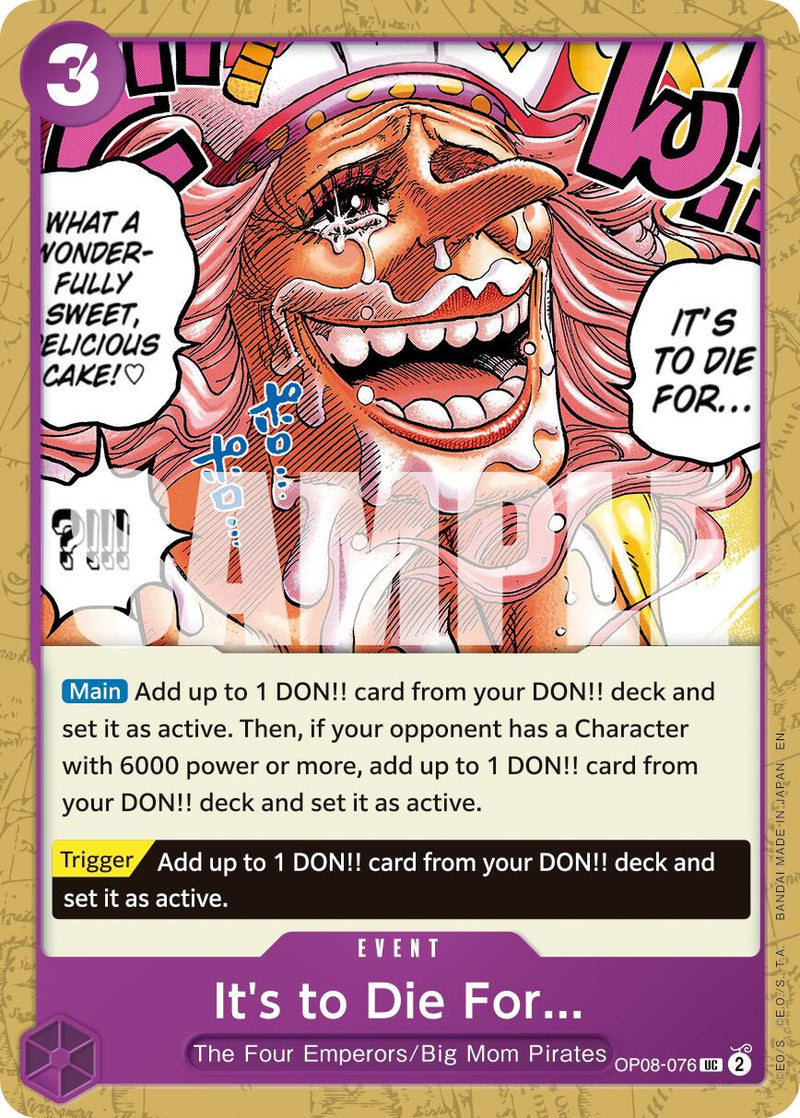 It's to Die For (Reprint) [Premium Booster -The Best- Vol. 2]