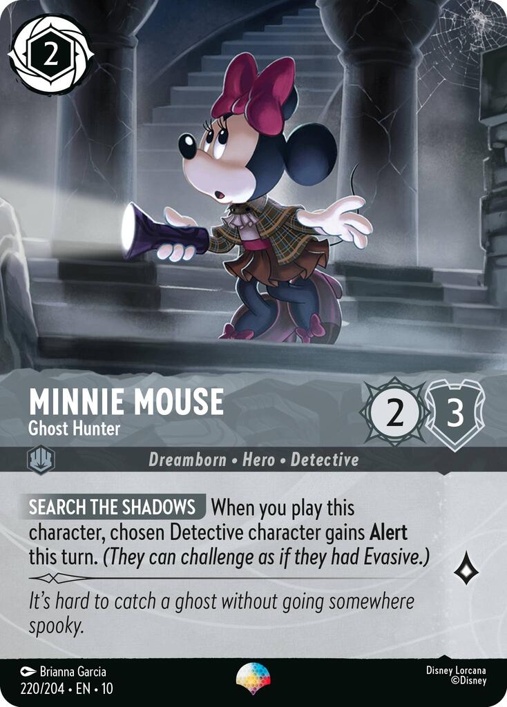 Minnie Mouse - Ghost Hunter (Epic) (220/204) [Whispers in the Well]