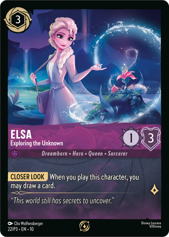 Elsa - Exploring the Unkown (22) [Promo Cards]