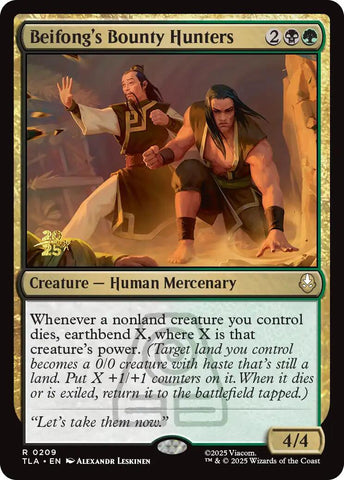 Beifong's Bounty Hunters [Avatar: The Last Airbender Prerelease Cards]