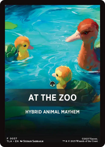 At The Zoo Theme Card [Avatar: The Last Airbender Tokens]
