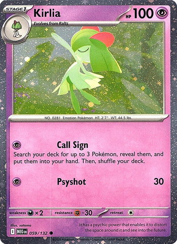 Kirlia (059/132) (Cosmos Holo) [Miscellaneous Cards]