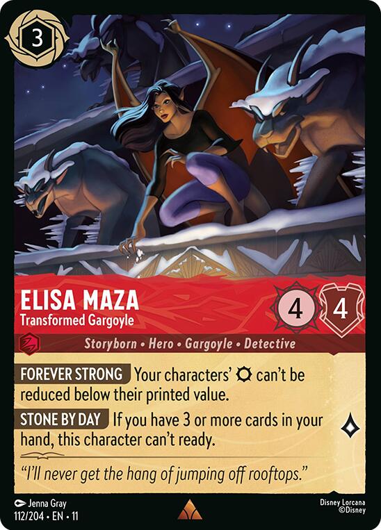 Elisa Maza - Transformed Gargoyle (112/204) [Winterspell]