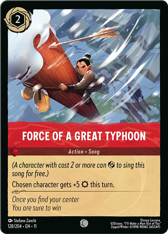 Force of a Great Typhoon (128/204) [Winterspell]
