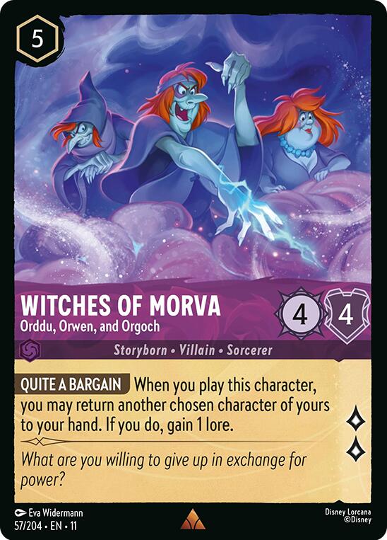Witches of Morva - Orddu, Orwen, and Orgoch (57/204) [Winterspell]