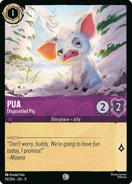 Pua - Disgruntled Pig (59/204) [Winterspell]