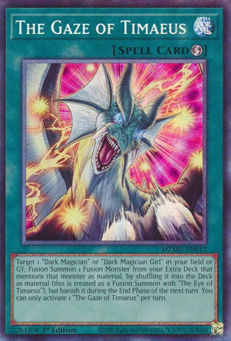 The Gaze of Timaeus (Collector's Rare) [MZMU-EN013] Collector's Rare