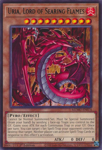 Uria, Lord of Searing Flames [MZMU-EN074] Rare