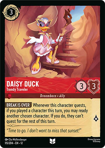 Daisy Duck - Trendy Traveler (115/204) [Wilds Unknown]