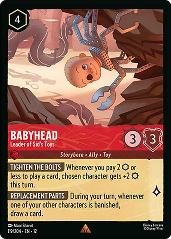 Babyhead - Leader of Sid's Toys (119/204) [Wilds Unknown]