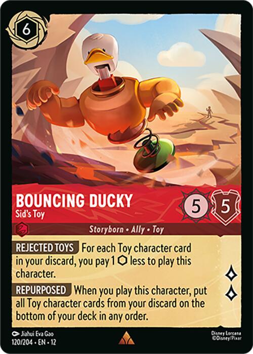 Bouncing Ducky - Sid's Toy (120/204) [Wilds Unknown]