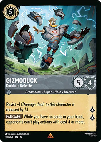 Gizmoduck - Duckburg Defender (193/204) [Wilds Unknown]