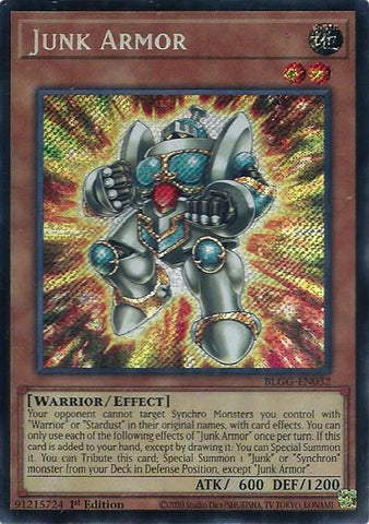 Junk Armor [BLGG-EN032] Secret Rare