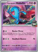 Team Rocket's Wobbuffet (082/182) (Deck Exclusive) [Scarlet & Violet: Destined Rivals]