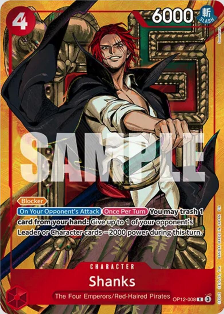 Shanks (Mini Case Set Vol. 3 Sunohara Artwork) [One Piece Promotion Cards]