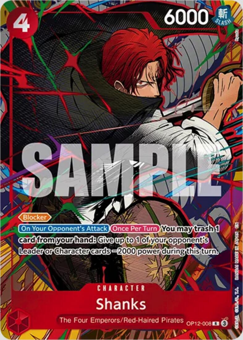 Shanks (Mini Case Set Vol. 3 Ryuda Artwork) [One Piece Promotion Cards]