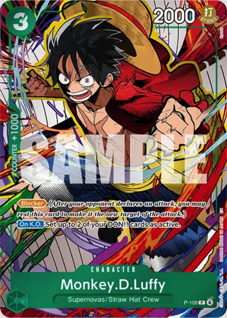 Monkey.D.Luffy (Mini Case Set Vol. 3 Ryuda Artwork) [One Piece Promotion Cards]