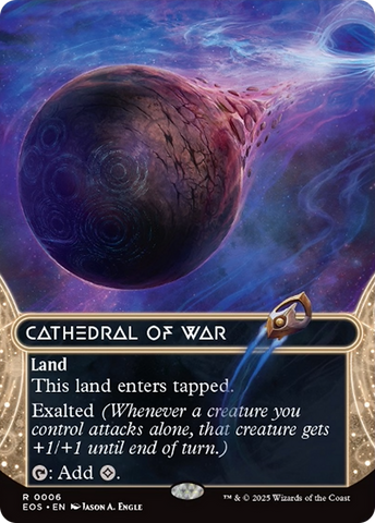 Cathedral of War (0006) (Borderless) [Edge of Eternities: Stellar Sights]
