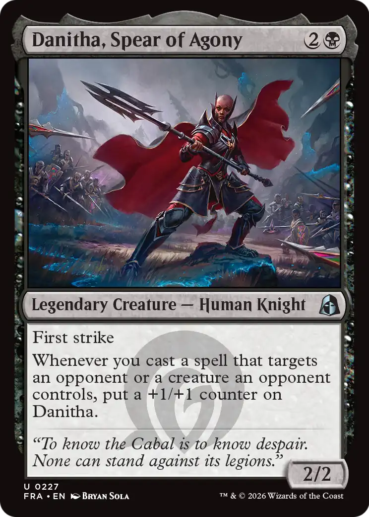Danitha, Spear of Agony [Reality Fracture]