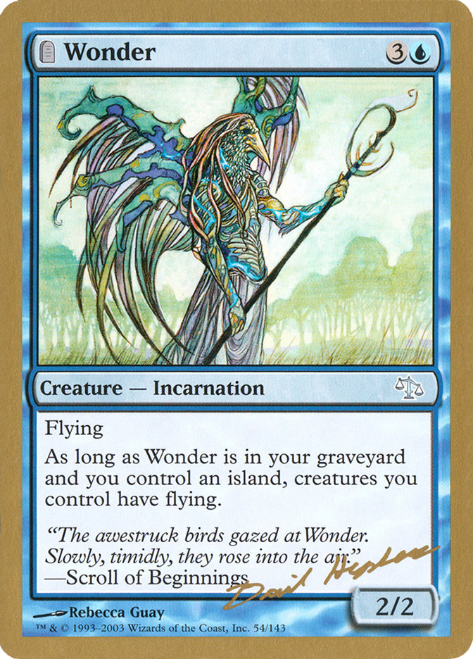 Wonder (Dave Humpherys) [World Championship Decks 2003]