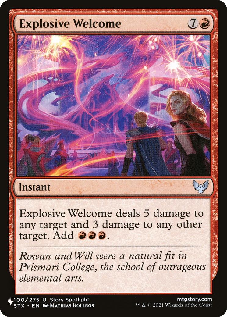 Explosive Welcome [The List Reprints]