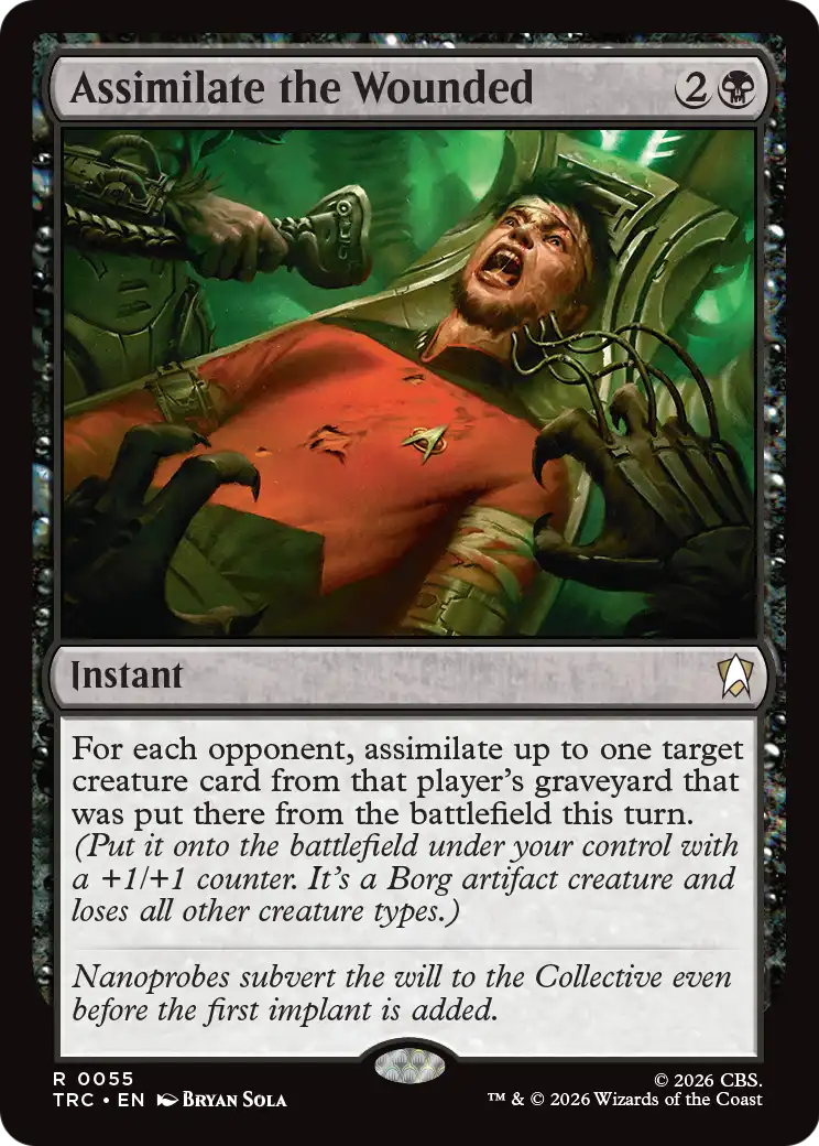 Assimilate the Wounded (Surge Foil) [Star Trek Commander]