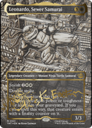 Leonardo, Sewer Samurai (Borderless) (Gold-Stamped Signature) [Teenage Mutant Ninja Turtles]
