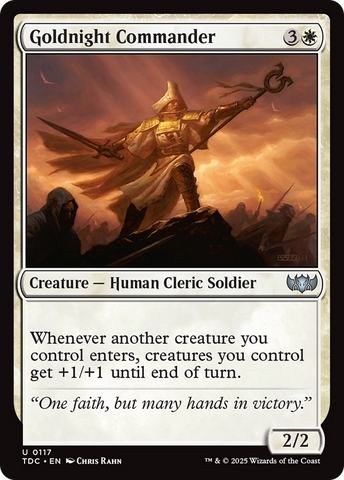 Goldnight Commander [Tarkir: Dragonstorm Commander]
